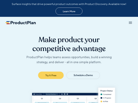 'productplan.com' screenshot