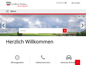 'landratsamt-dachau.de' screenshot
