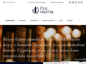 'unalgokturk.av.tr' screenshot