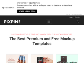 'pixpine.com' screenshot