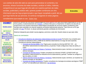 'ogimet.com' screenshot