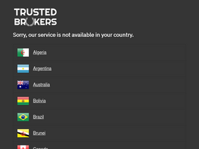'trustedbrokers.com' screenshot