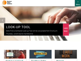 'esasafe.com' screenshot