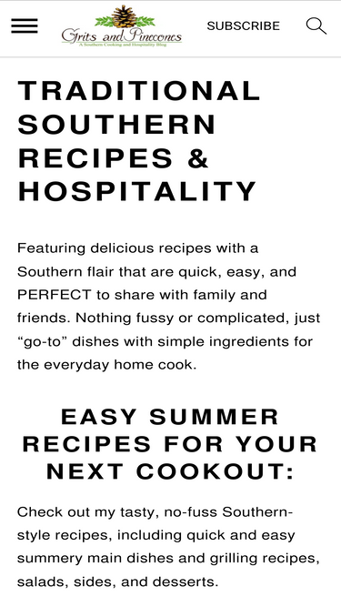 gritsandpinecones.com