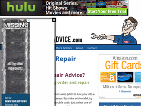 'ricksfreeautorepairadvice.com' screenshot