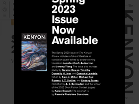 'kenyonreview.org' screenshot