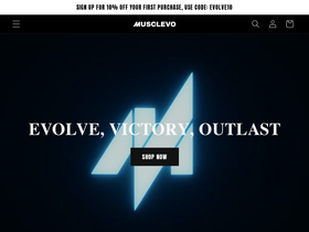 musclevo.com homepage screenshot