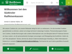 'raiffeisen.it' screenshot