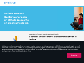 'endesatarifasluzygas.com' screenshot