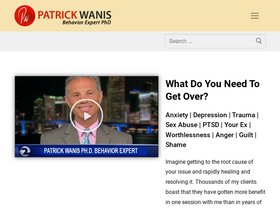 'patrickwanis.com' screenshot