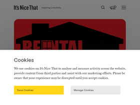 'itsnicethat.com' screenshot