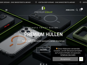Premiumequip homepage screenshot