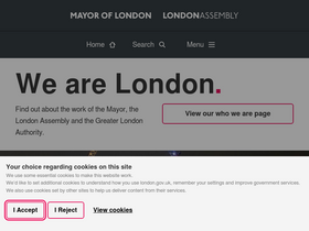 'demo.london.gov.uk' screenshot