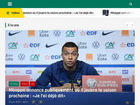'afriquesports.net' screenshot