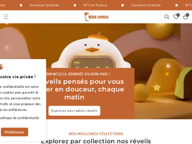 Réveil Express website screenshot