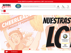 'normacomics.com' screenshot