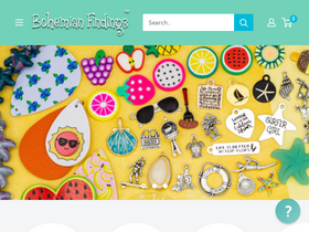 bohemianfindings.com homepage screenshot