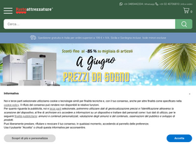 'ristoattrezzature.com' screenshot