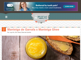 'receitasdeminuto.com' screenshot
