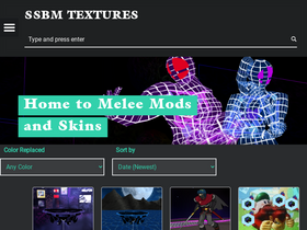 'ssbmtextures.com' screenshot