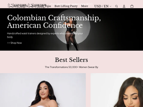 Contour Goddess homepage screenshot