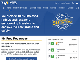 'weisscryptoalert.com' screenshot