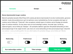 'minetilbud.dk' screenshot