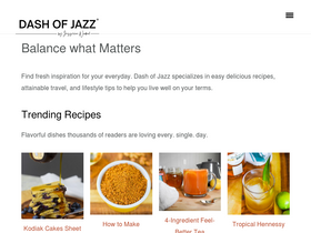 'dashofjazz.com' screenshot