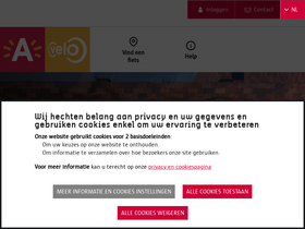 'velo-antwerpen.be' screenshot
