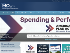 'dmhsso.mo.gov' screenshot