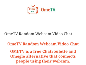 'ometv.co' screenshot