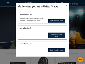 'lumise.fi' screenshot