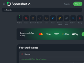 'sportsbet.io' screenshot