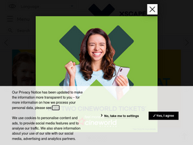 'xscapeyorkshire.co.uk' screenshot