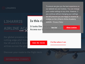 'l3harrisairlineacademy.com' screenshot