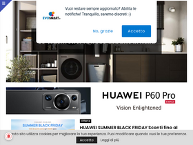 'evosmart.it' screenshot