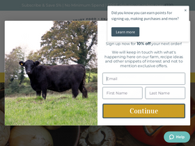 'eversfieldorganic.co.uk' screenshot