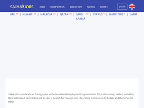 'sajhajobs.com' screenshot