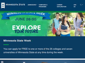 'mstate.learn.minnstate.edu' screenshot