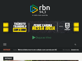 'rbnfm.com.br' screenshot