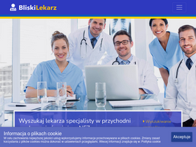 'bliskilekarz.pl' screenshot