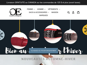 confortetelegance.com homepage screenshot
