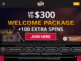 'kingcasino.com' screenshot