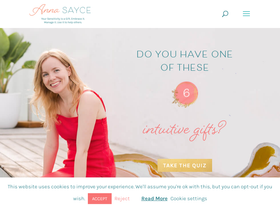'annasayce.com' screenshot