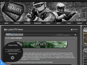 'realitymod.com' screenshot