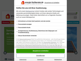 'energie-fachberater.de' screenshot