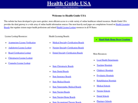 'healthguideusa.org' screenshot