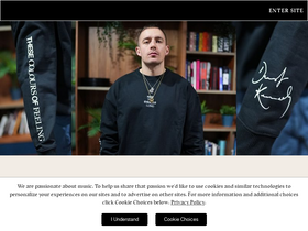 'dermotkennedy.com' screenshot