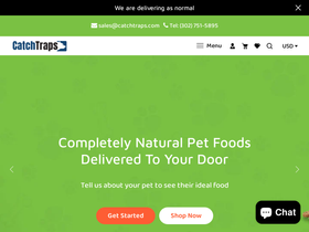 catchtraps.com homepage screenshot