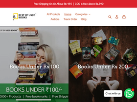 'bestofusedbooks.com' screenshot